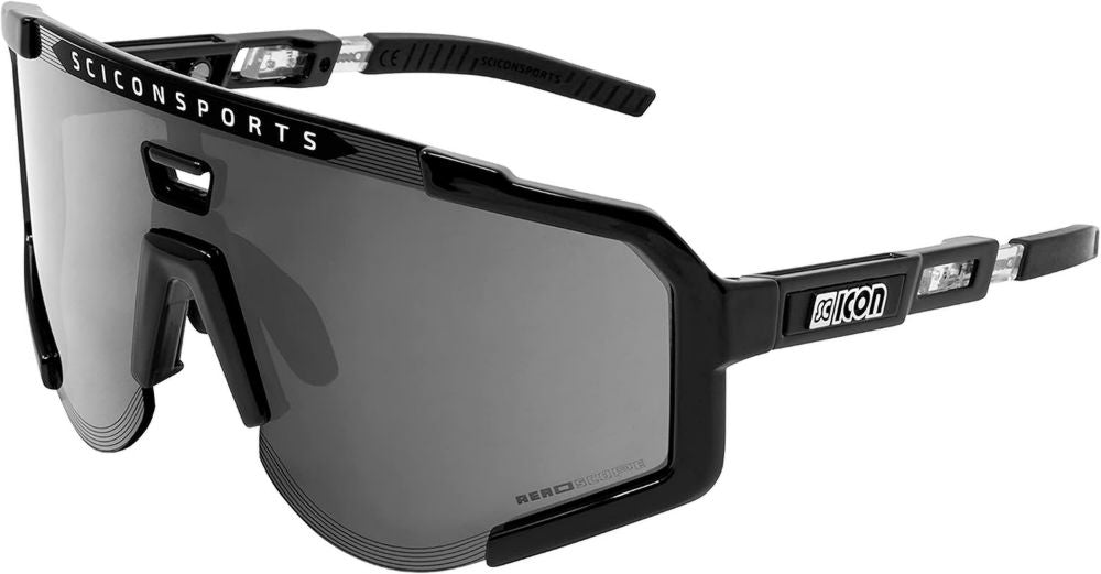 Lunettes de Soleil Scicon Aeroscope Argentées/CAT3 pour Cyclisme