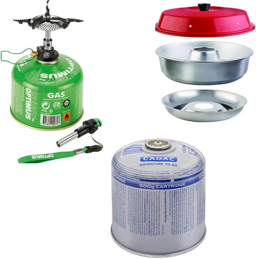 Ensemble Camping Compact: Réchaud Portable Optimus et Cartouche Gaz Cadac