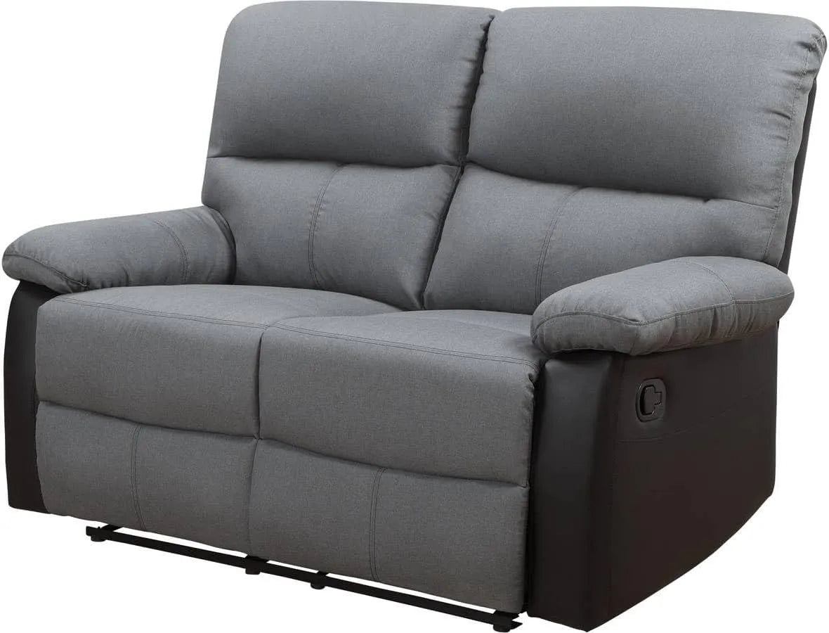 Canapé – 2 Places, 147cm, 89cm, 103cm, gris