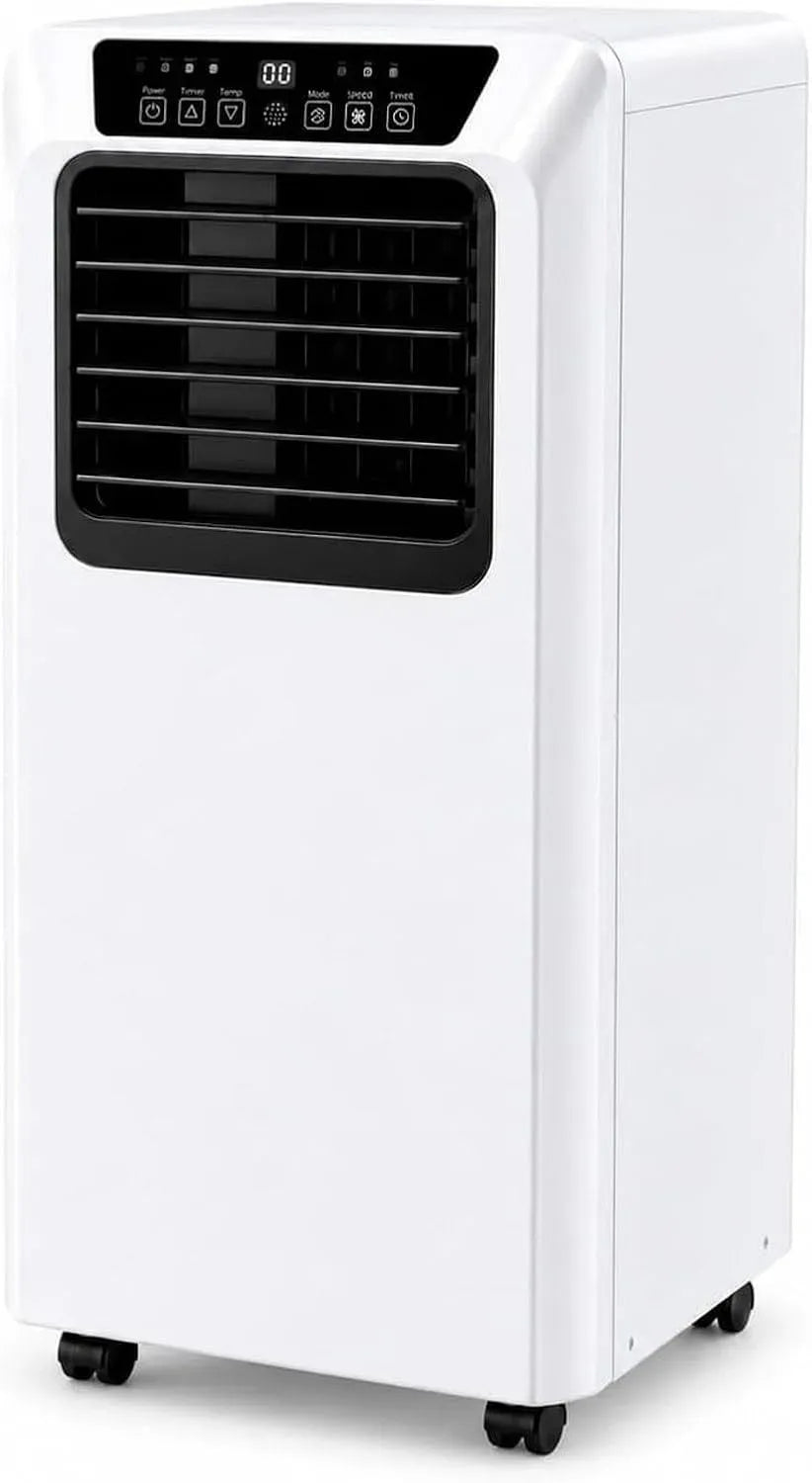 Climatiseur, 60 dB, portable, minuteur, silencieux, Mode Nuit Silencieux 50-60 DB, Déshumidificateur avec Télécommande et Minuteur