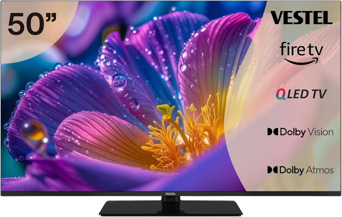 Smart TV 50QF9940, 50 pouces, téléviseur, 4K UHD, QLED, HDMI, USB, Vestel - 50QF9940 50' 4K Smart QLED Fire TV - 50'