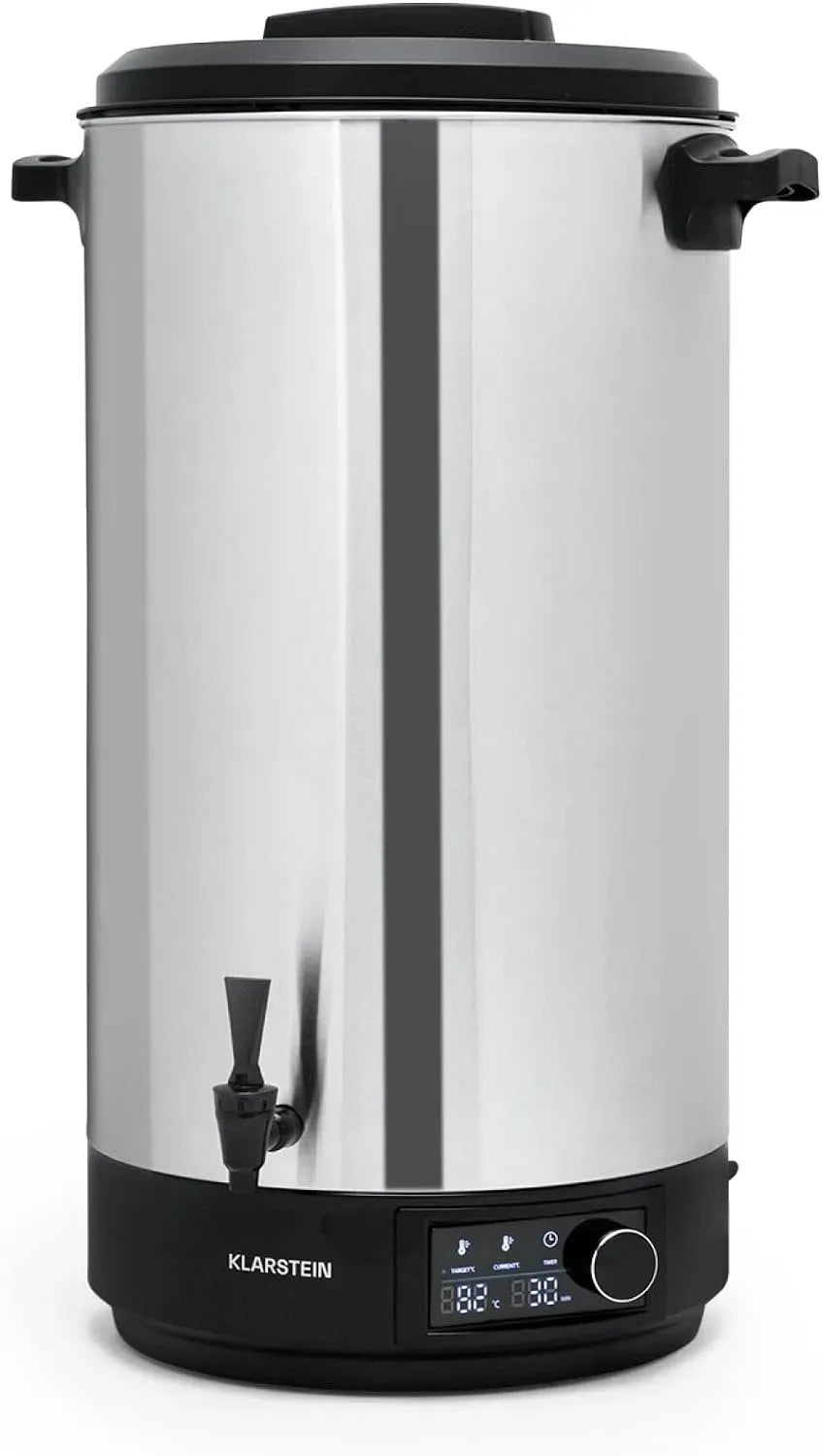 Klarstein Distributeur, 60 L, 2500 W, acier inoxydable, bois, Cuisine