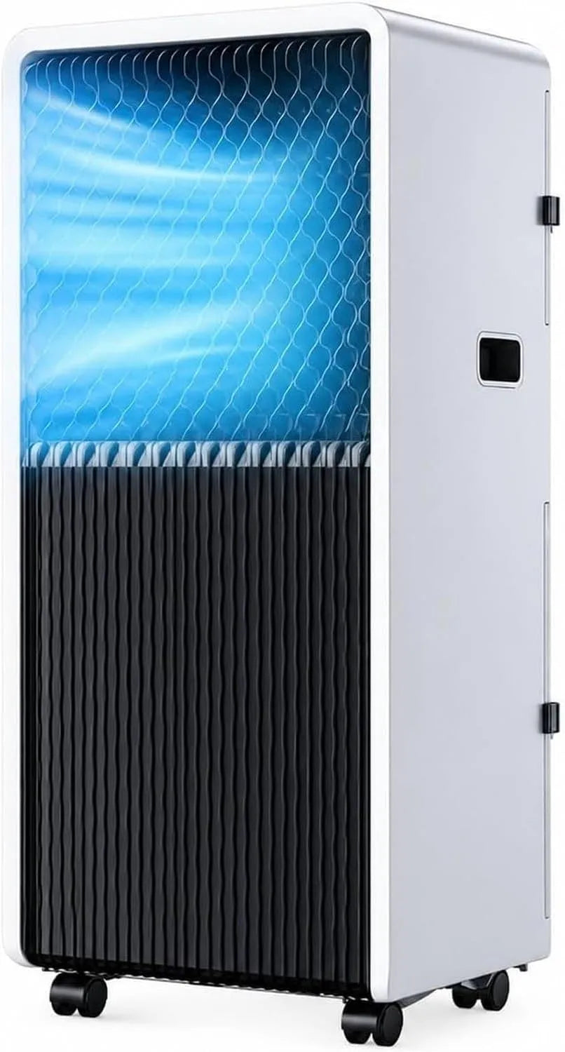 Climatiseur, 60 dB, minuteur, silencieux, Mobile 12000 BTU Froid Chaleur Déshumidificateur, Installation Fenêtre Facile