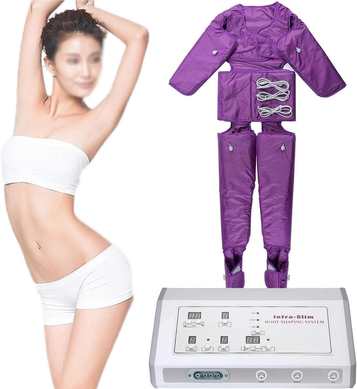 Bottes de pressothérapie - massage par compression d'air, usage professionnel
