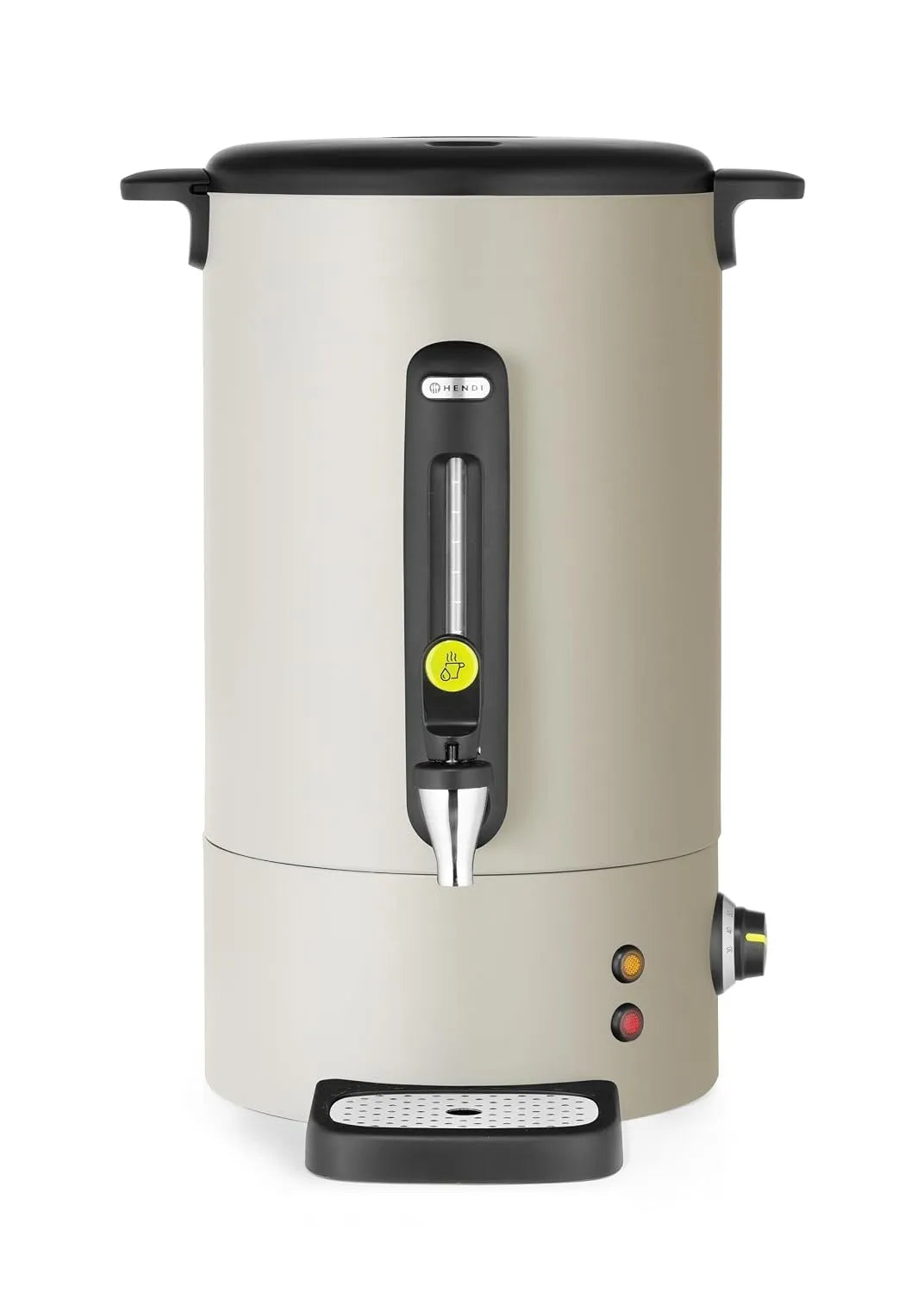 Bouilloire électrique, 16 L, 60 Hz, 1650 W, 230 V, HENDI 50/60Hz, acier inoxydable, blanc, Distributeur de boissons chaudes 16L UNIQ, 357x380x, 502
