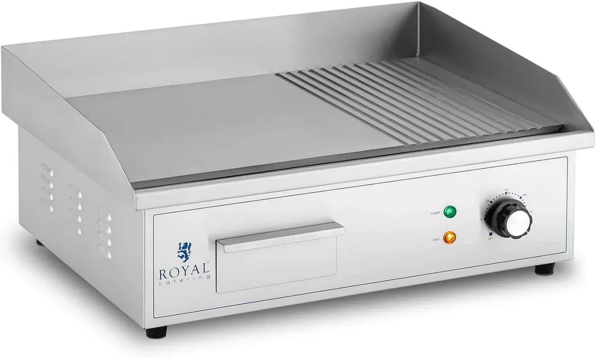 Plaque de cuisson, 548 x 350 mm, 000 W, Royal RCPG42-M, gril, professionnel, restauration