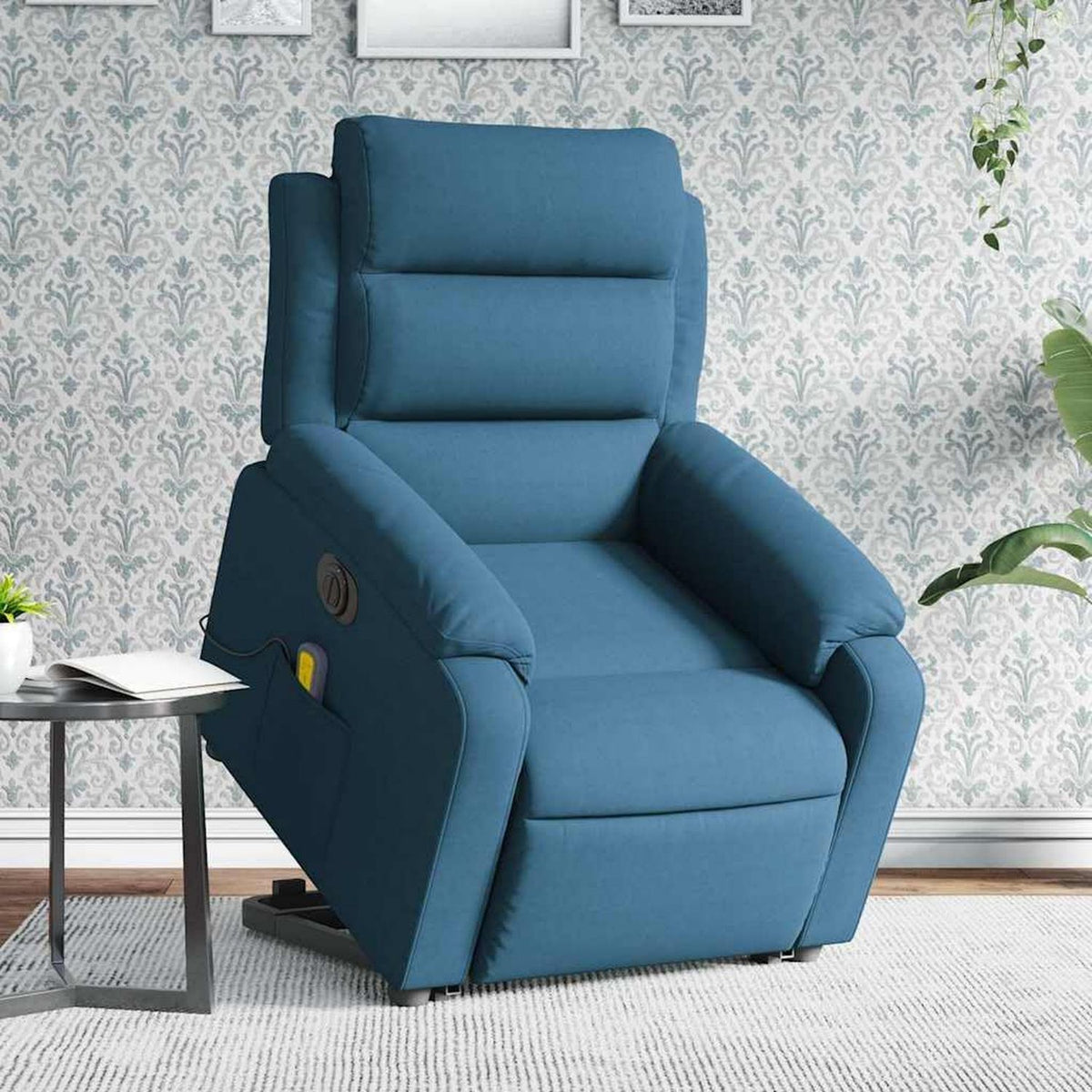 Fauteuil de massage – réglable, bleu