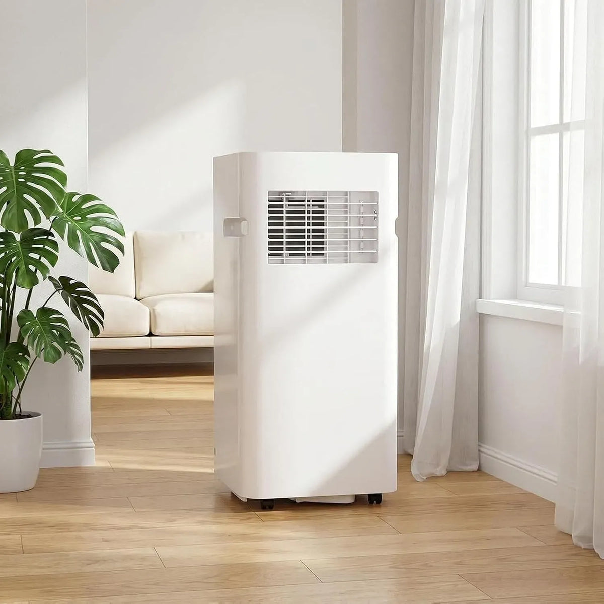 Climatiseur 24H, minuteur, silencieux, 5000 Btu, Refroidissement Silencieux et Déshumidificateur