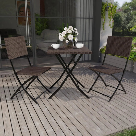 Garden Vida Ensemble bistrot de Jardin – D 60, 60 cm, marron