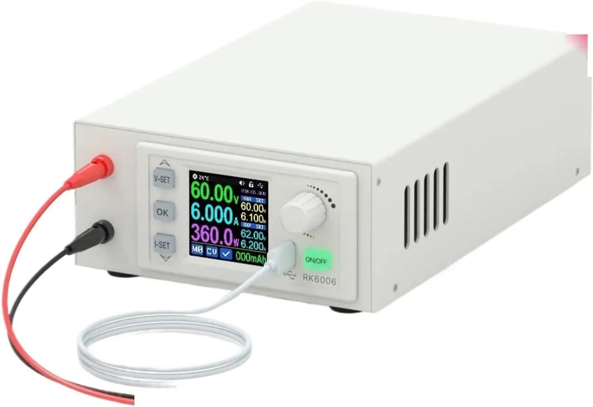 RK6006-C Chargeur intelligent de batterie et chargeur d'entretien, pour test électronique et réparation