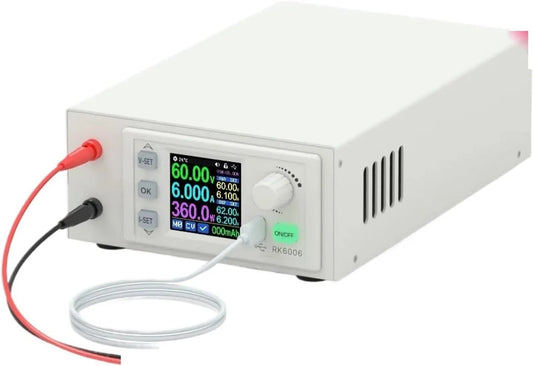 RK6006-C Chargeur intelligent de batterie et chargeur d'entretien, pour test électronique et réparation