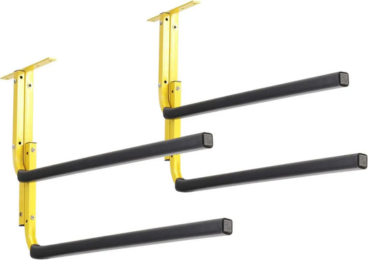 Support Plafond pour Surf, Kayak et Snowboard - 45 kg Max - Montage et Rangement Inclus