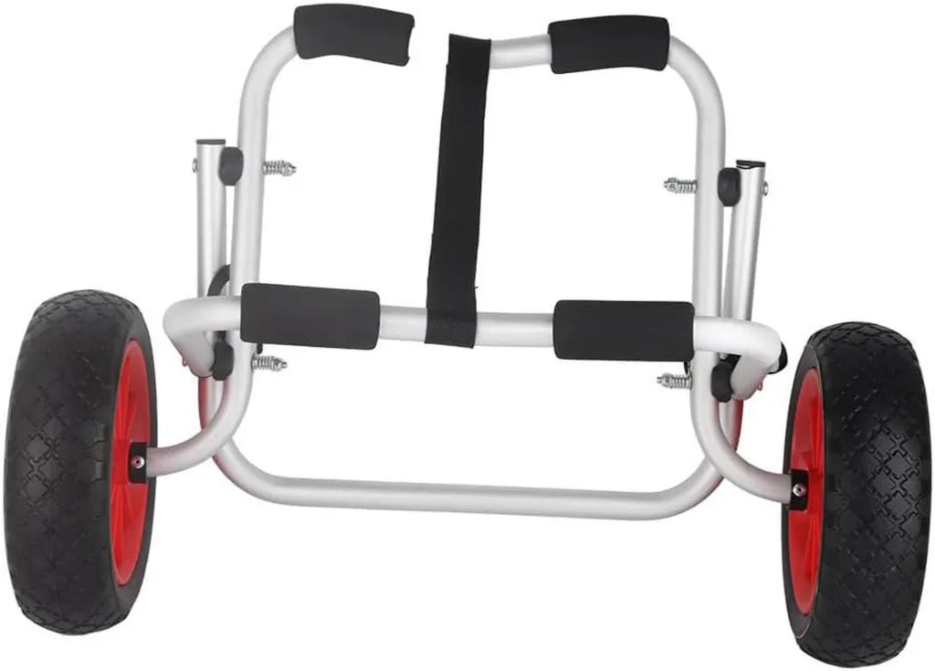Chariot de Transport Pliable en Aluminium pour Kayak et Canoë, Capacité de Charge 70 kg