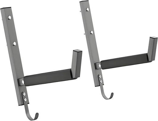 Supports muraux pour kayak, capacité 90,7 kg, rembourrage et crochets pour pagaies, acier au carbone