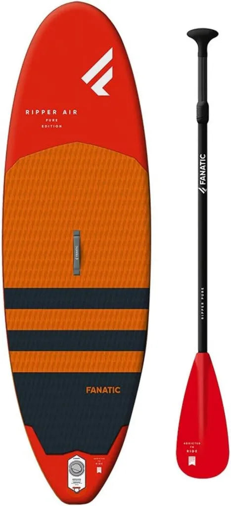 Planche de Paddle Gonflable Fanatic Ripper Air 7'10' avec Sac, Pompe et Pagaie - Léger
