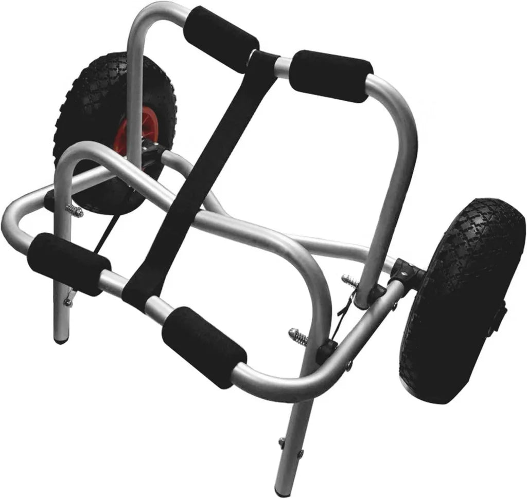 Chariot Pliable pour Kayak 80KG - Économie d'Énergie avec Roues Doubles