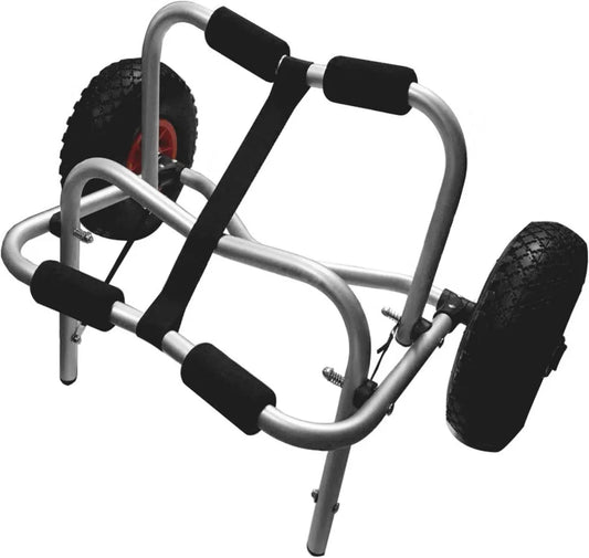 Chariot Pliable pour Kayak 80KG - Économie d'Énergie avec Roues Doubles