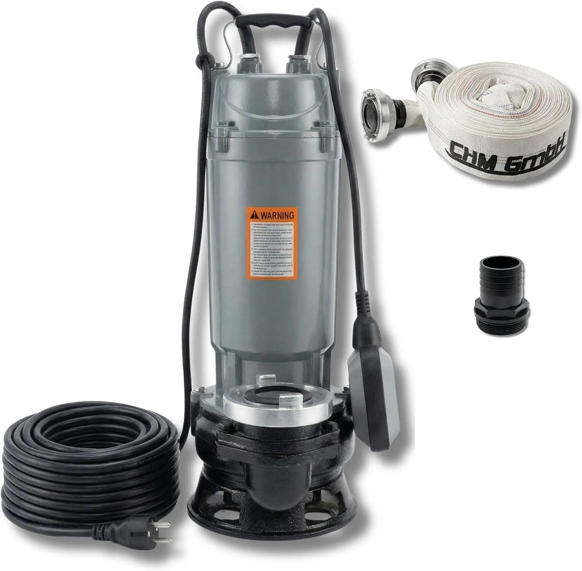 Pompe submersible pour eaux chargées et pompe de drainage, 000 l/h, 20 m, 30 mm