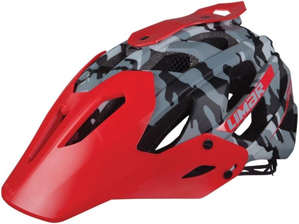 Casque Vélo Limar 949dr, Noir/Rouge Camouflage, Taille L