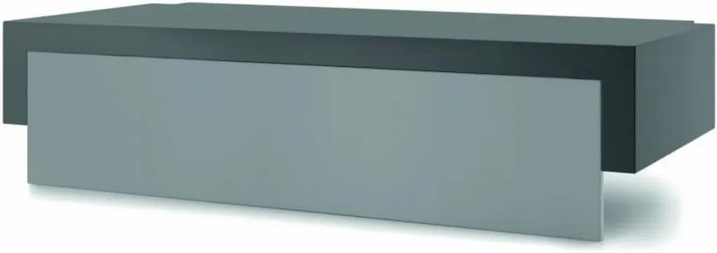 Capot en Acier Premium Noir et Gris Clair 75 cm