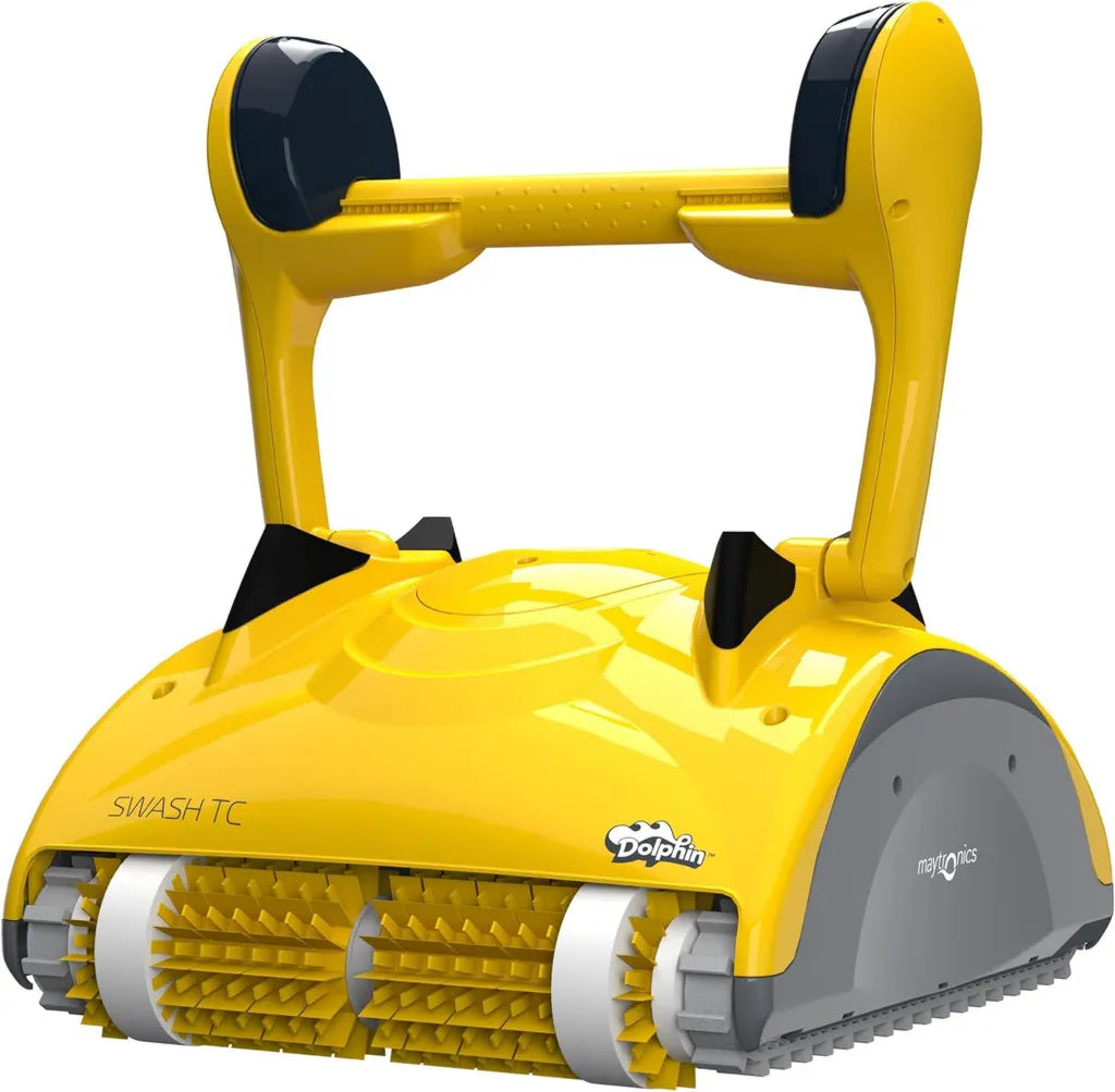 Dolphin Swash TC - Nettoyeur Robotisé pour Piscines jusqu'à 12m, Tout Revêtement, Cycles Rapides de 1h ou 3h