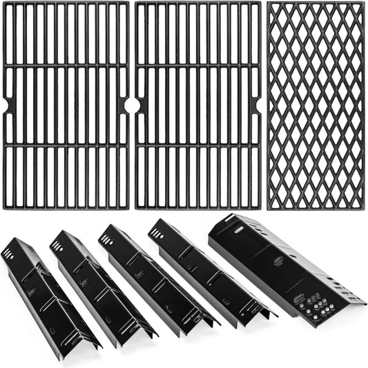 Kit de Remplacement pour Barbecue Dyna-Glo, 3 Plaques Chauffantes en Acier Émaillé et 3 Grilles de Cuisson