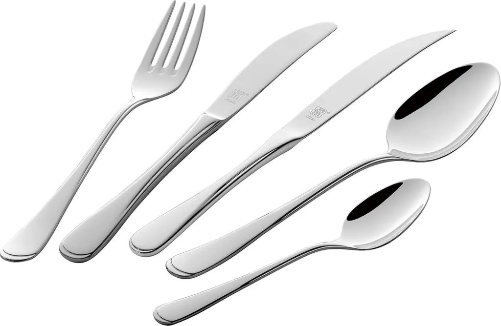 Ensemble de 72 Couverts ZWILLING pour 12 Personnes, Acier Inoxydable 18/10 de Qualité Supérieure, Finition Poli, Série Nottingham