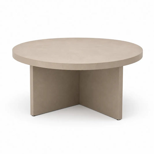 Table ronde en béton pour extérieur 90 cm
