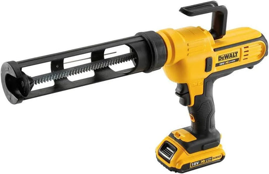 DeWalt DCE560D1-QW Pistolet à cartouche pour appliquer régulièrement silicone, mastic et produits d'étanchéité Électrique XR 18V 2 Ah – sans fil