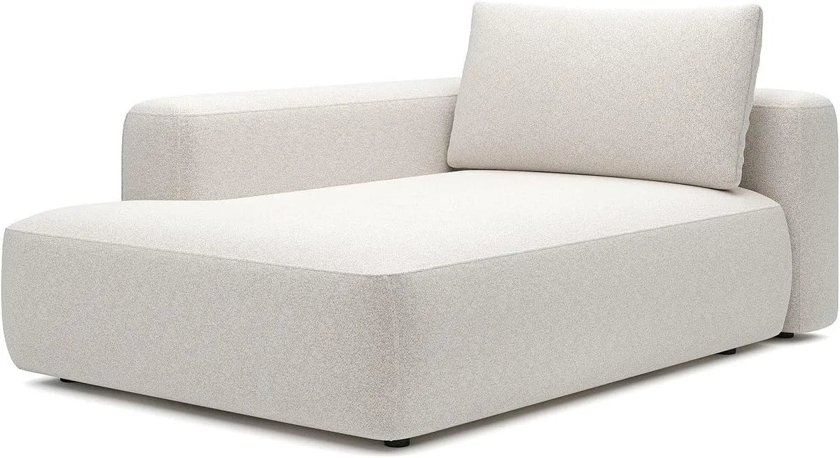 Vente-unique: DAVISO, angle gauche, revêtement en tissu