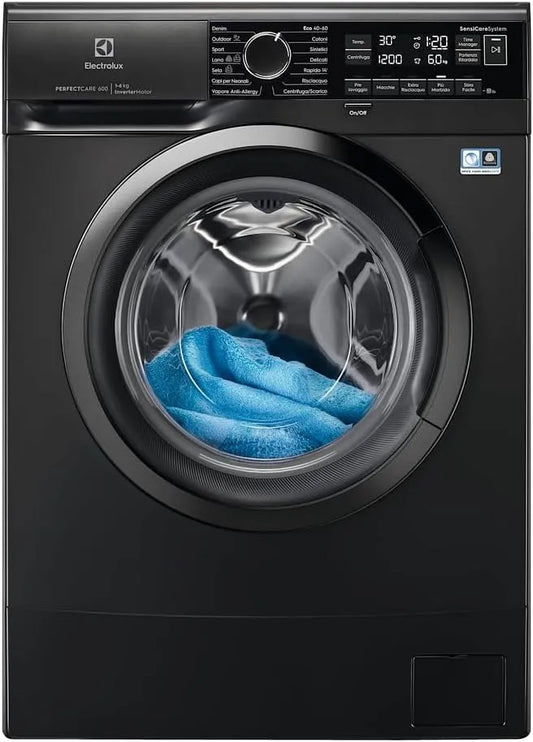 Electrolux EW6S306BL Lave-linge, 6 kg, classe énergétique B, étroit, Electrolux EW6S306BL Slim Machine à laver à chargement frontal Technologie