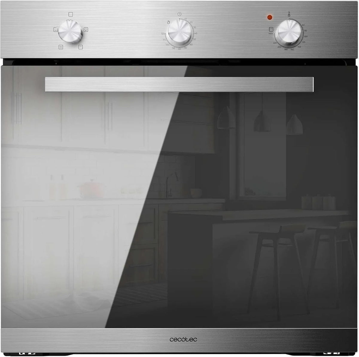 Cecotec Bolero Hexa C136000 Four électrique, 77 L, 2800 W, 4 programmes, classe énergétique E, encastrable, minuteur, Cooling Fan, Steam Assist