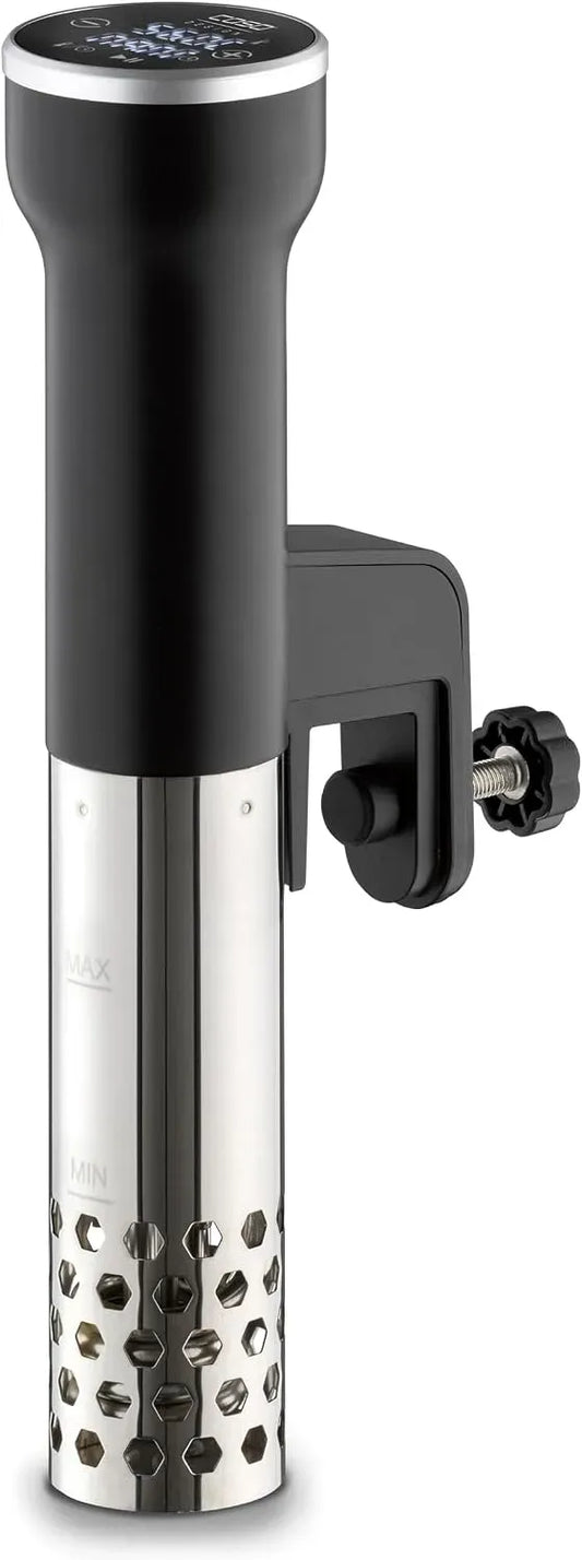 Caso SV400 IPX7 design peu encombrant, SV400 Stick Sous Vide, pour récipients jusqu'à 20l de volume, 25-90°C par paliers de 0,5°C
