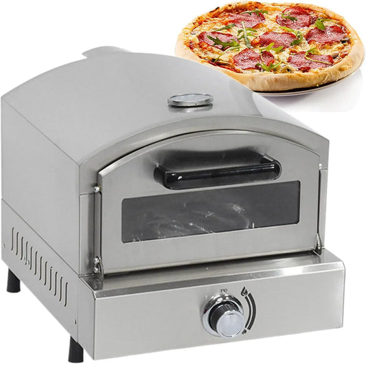Four électrique à pizza, portable, acier inoxydable