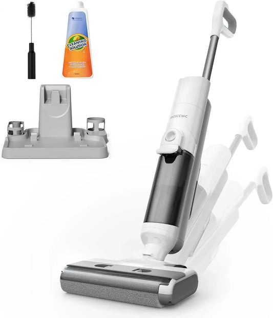 Aspirateur F10, 1.3 L, appareil électrique d'aspiration, Proscenic Ultra Aspirateur Laveur sans Fil