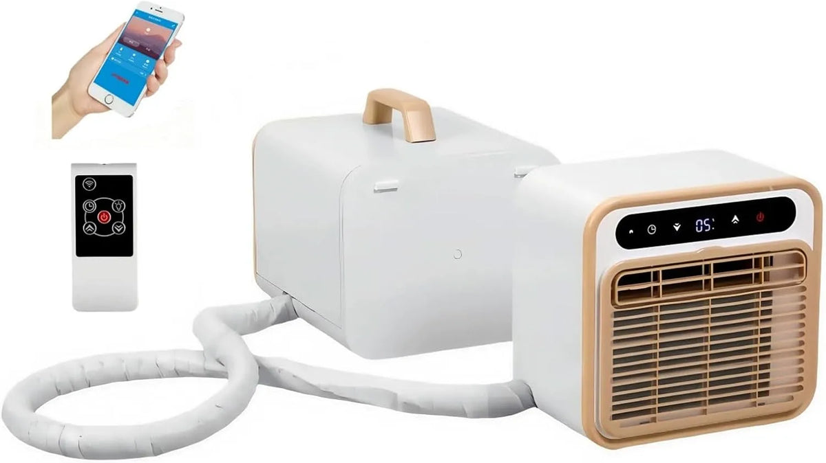 Climatiseur 1500W/5000BTU 220V/110V, 1500 W, 220 V, tactile, minuteur, Wi-Fi, 200V, 1.5M