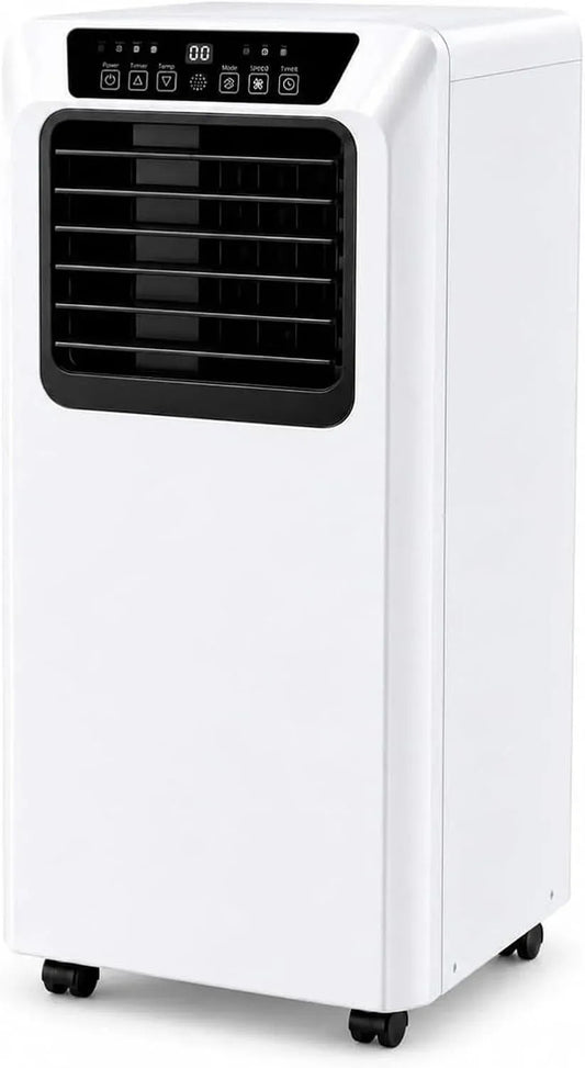 Climatiseur, 60 dB, portable, minuteur, silencieux, Mode Nuit Silencieux 50-60 DB, Déshumidificateur avec Télécommande et Minuteur