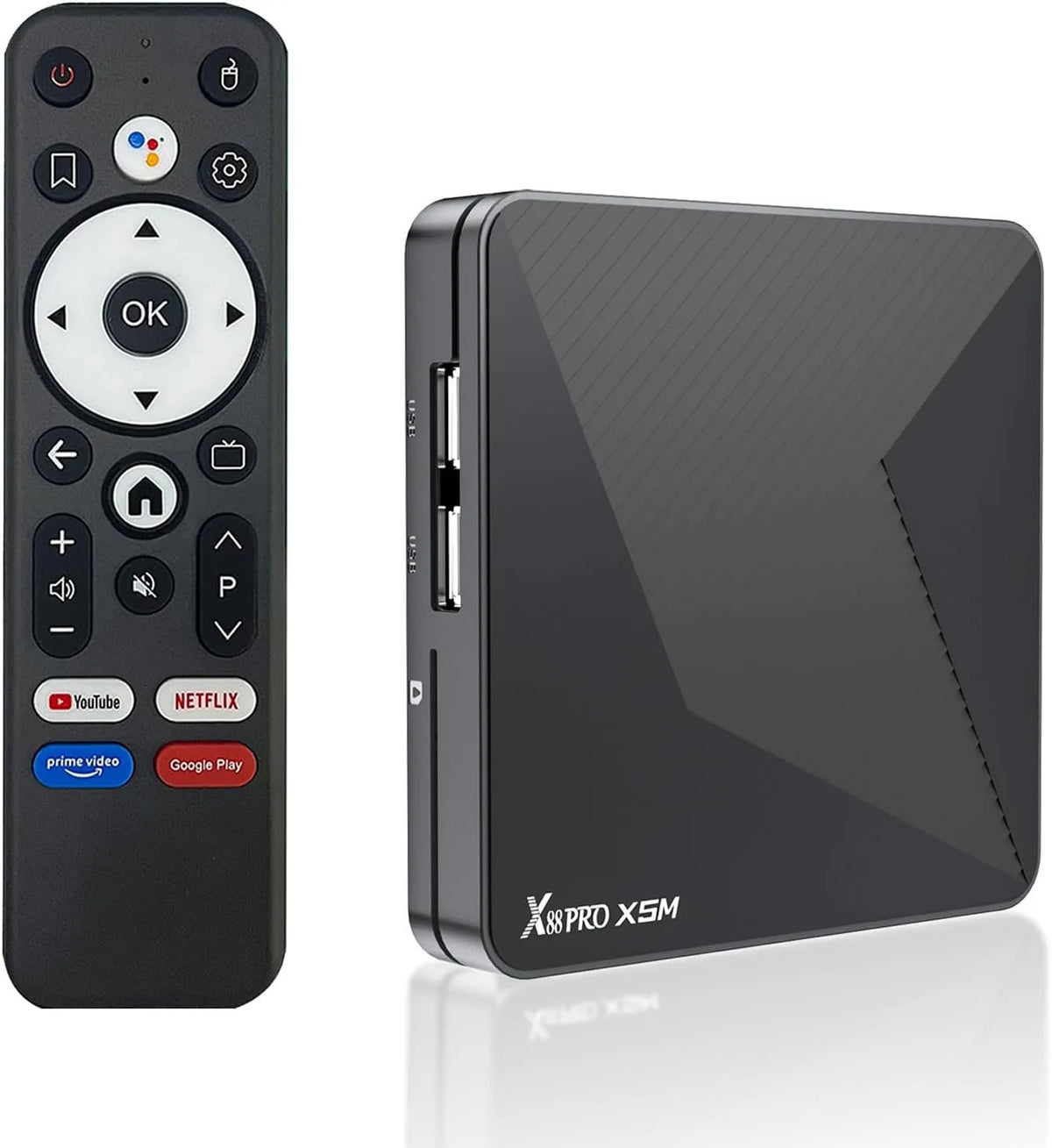 Smart TV x5M 2Go, téléviseur, HDR, HDMI, Wi-Fi, Android OS, 0GHz 64-bit Quad-Core Cortex-A55 Mali-G310 GPU Support 2, 0 RAM 16Go ROM S905 2, 16