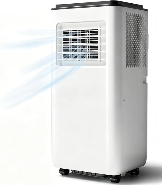 Climatiseur, tactile, minuteur, pour Pièces Jusqu'à 28M2, Mobile 14000 BTU: Refroidissement, 300 Pi2, Minuterie 24 H, Télécommande, Chauffage