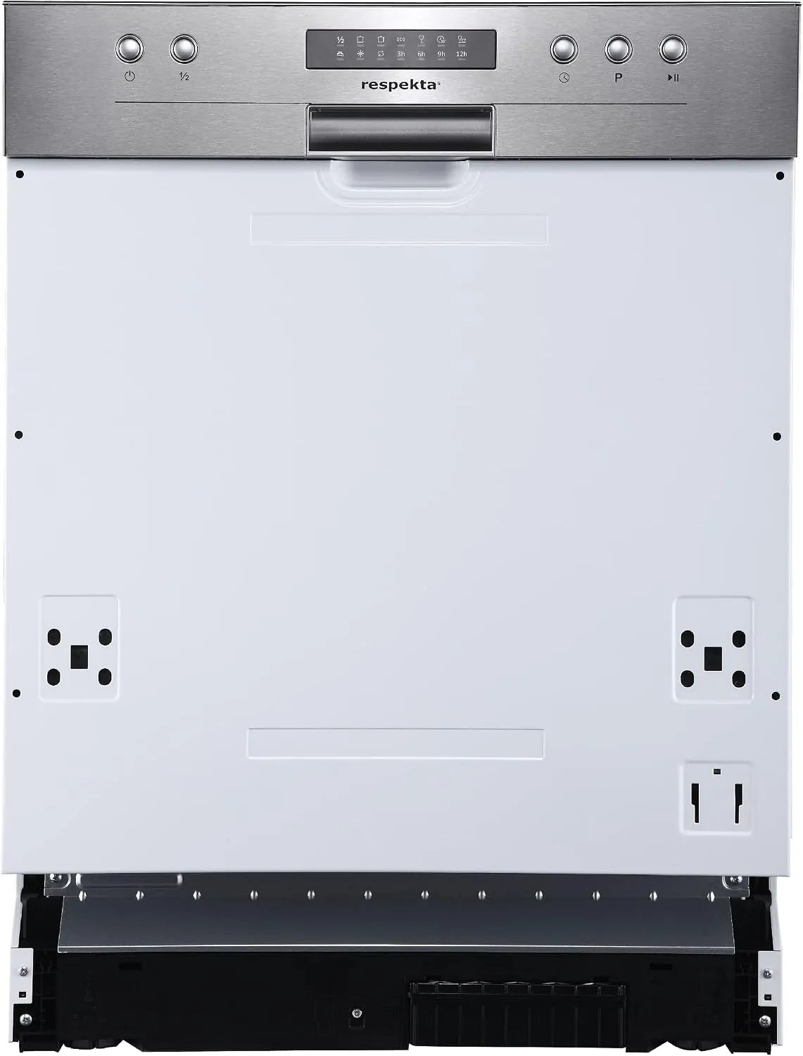 Respekta GSP60TIDM Lave-vaisselle, 60 cm, 6 programmes, encastrable, Affichage LED/GSP60TIDM, 12 couverts, Départ différé