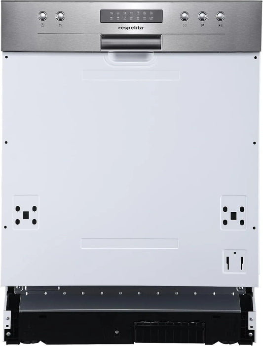 Respekta GSP60TIDM Lave-vaisselle, 60 cm, 6 programmes, encastrable, Affichage LED/GSP60TIDM, 12 couverts, Départ différé