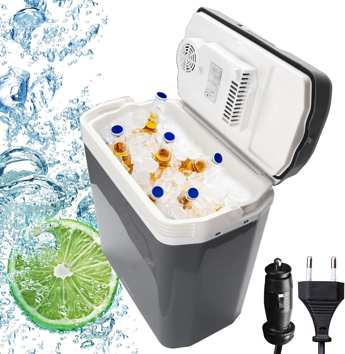 Glacière électrique, voiture, mini frigo portable, Mini réfrigérateur thermoélectrique, Chaleur et Refroidissement, Sac Isotherme électrique avec Mode