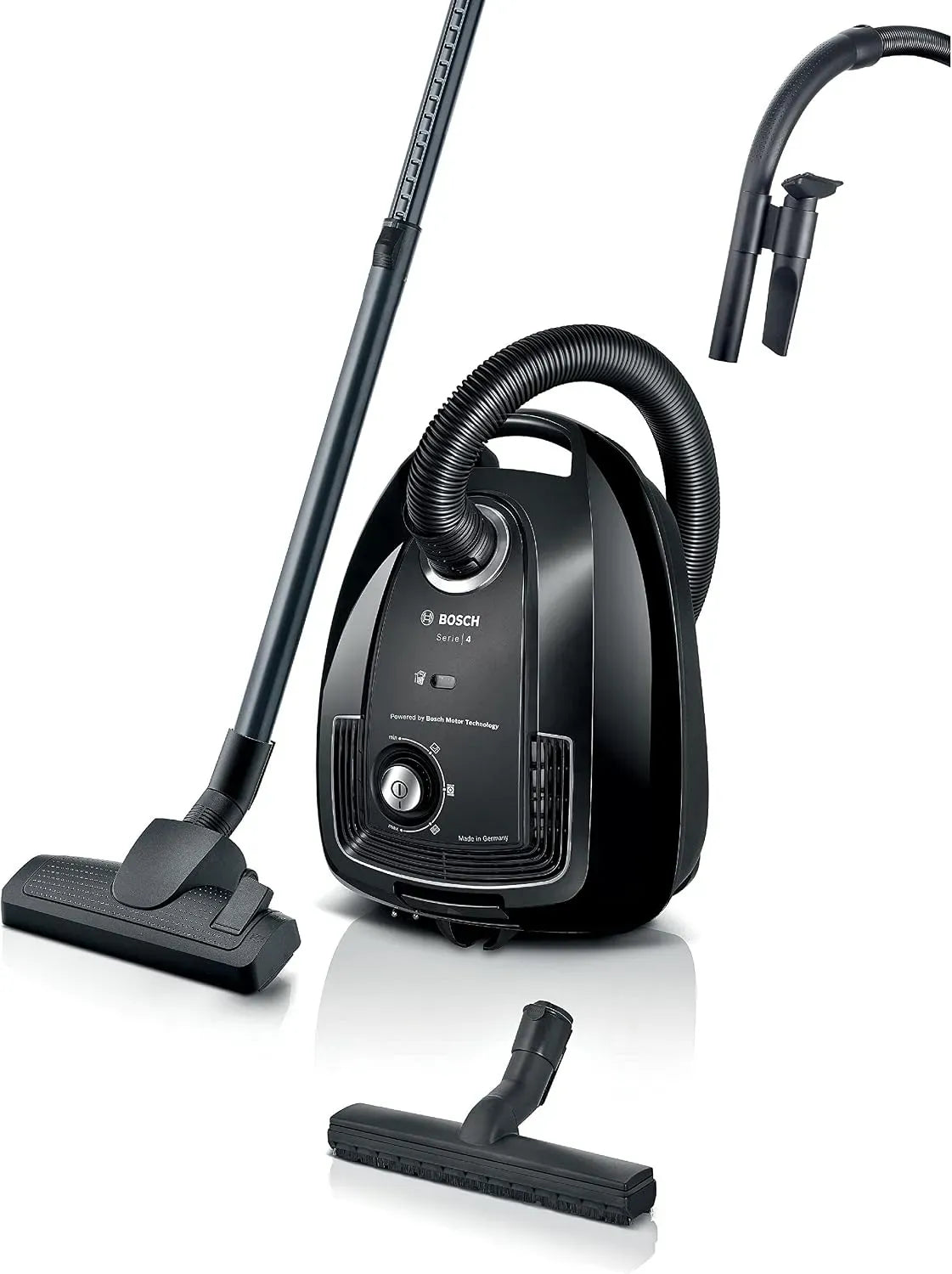 Bosch BGL38BA2H Aspirateur, Série 4, appareil électrique d'aspiration, Aspirateur traîneau avec sac