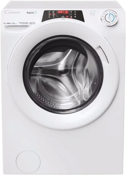 Candy RO496DWM7/1S Lave-linge, 9 kg, blanc, Lave-linge Candy RO496DWM7/1S 9kg 1400 tr, min Blanc