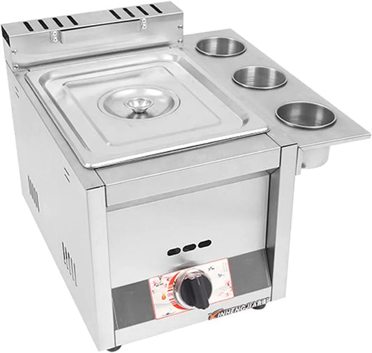 10/20/30L puissance feu réglable, Deep Fryer Friteuse à gaz de grande capacité, pour GPL en acier inoxydable pour la maison et le commerce, avec