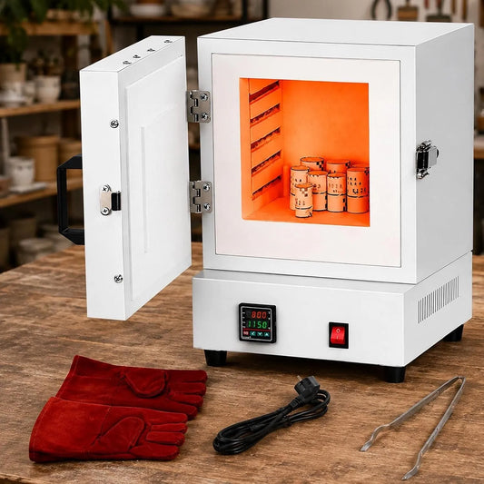 Four électrique, 2000 W, Contrôle digital, chauffage sur quatre côtés et chambre spacieuse pour des projets répétables en petite série