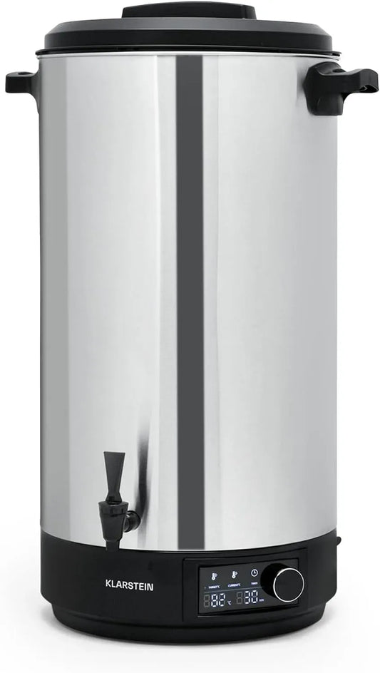 Klarstein Distributeur, 60 L, 2500 W, acier inoxydable, bois, Cuisine