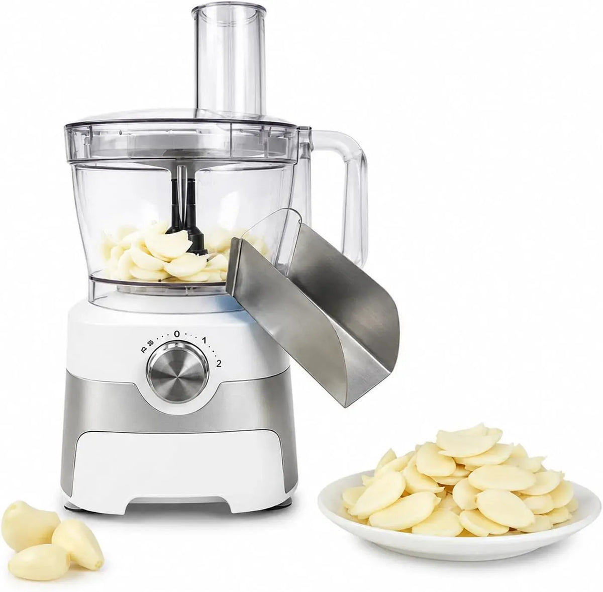 1-2.5mm Trancheuse Électrique pour Fruits Et Légumes, Lame en Acier, pour Trancheuse À Ail Électrique Professionnelle, Épaisseur Réglable De 1 À 2,5