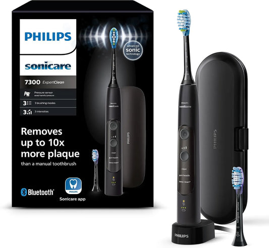Philips HX9601/02 capteur, Brosse, brosse à dents rechargeable, application, 3 niveaux, dalle IPS, 3 modes, noir