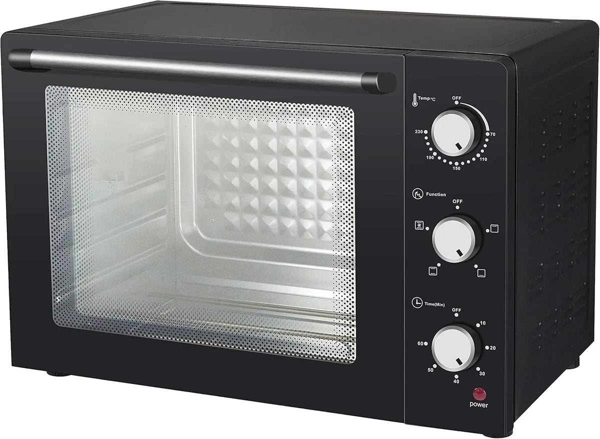 Four électrique à pizza, 58 x 44 x 40.7 cm, 63 L, 2200 W, compact, professionnel, Température 230°, Melchioni Family, Four électrique Ventilé ENJOY